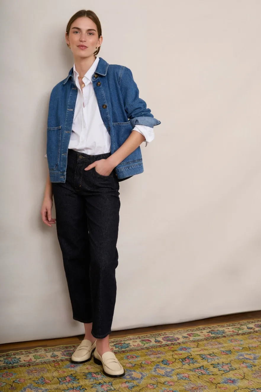 WYSE London Jeans-Daisy Girlfriend Jean - Indigo