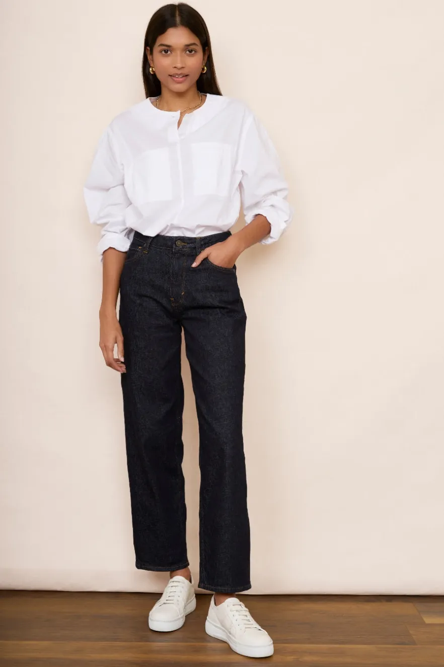 WYSE London Jeans-Daisy Girlfriend Jean - Indigo