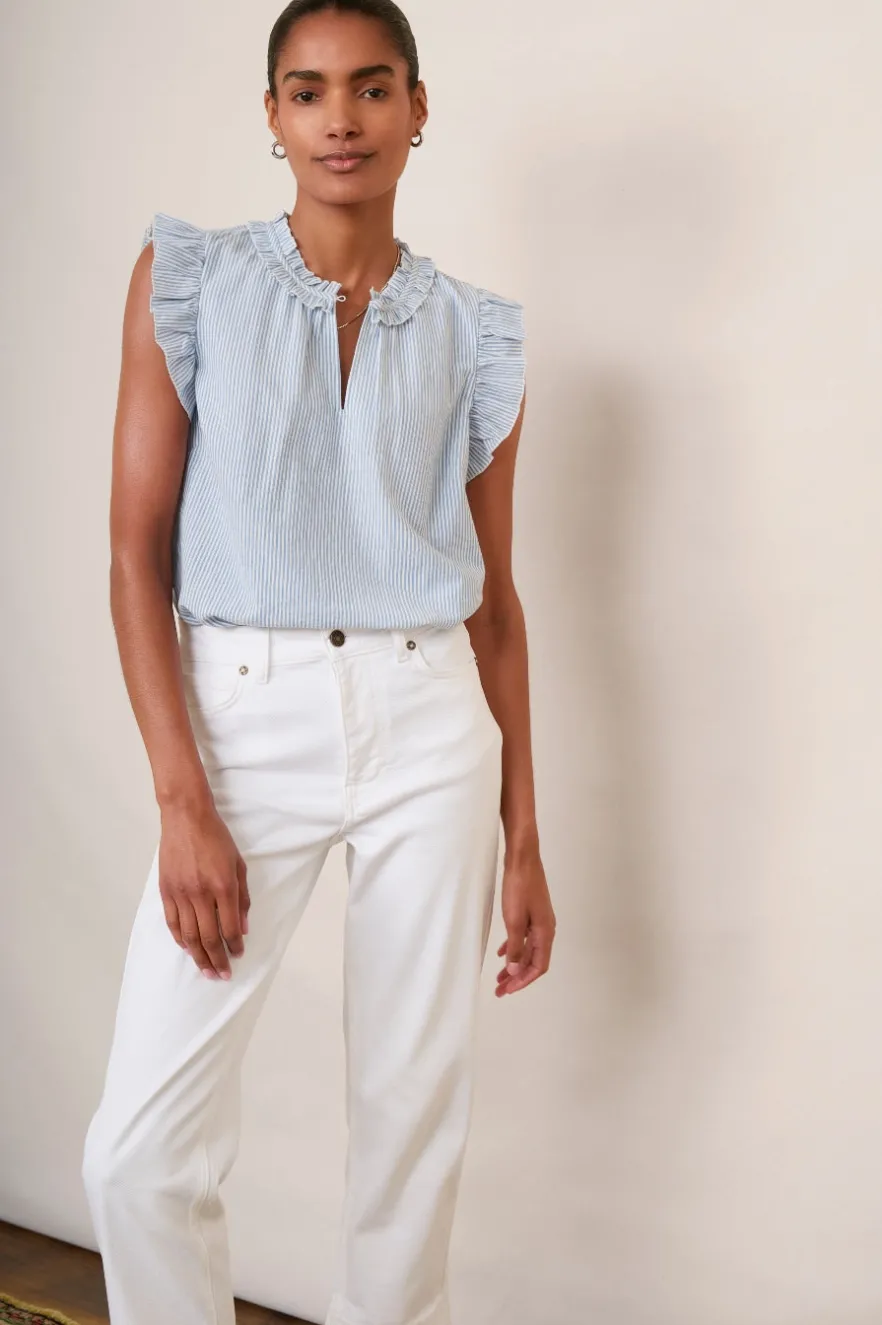 WYSE London Jeans-Harper Slim Leg Jean - White