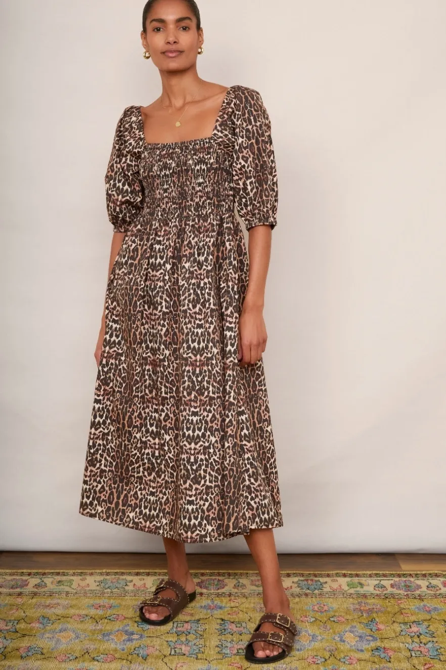 WYSE London Longer Lengths-Isodora Dress - Leopard