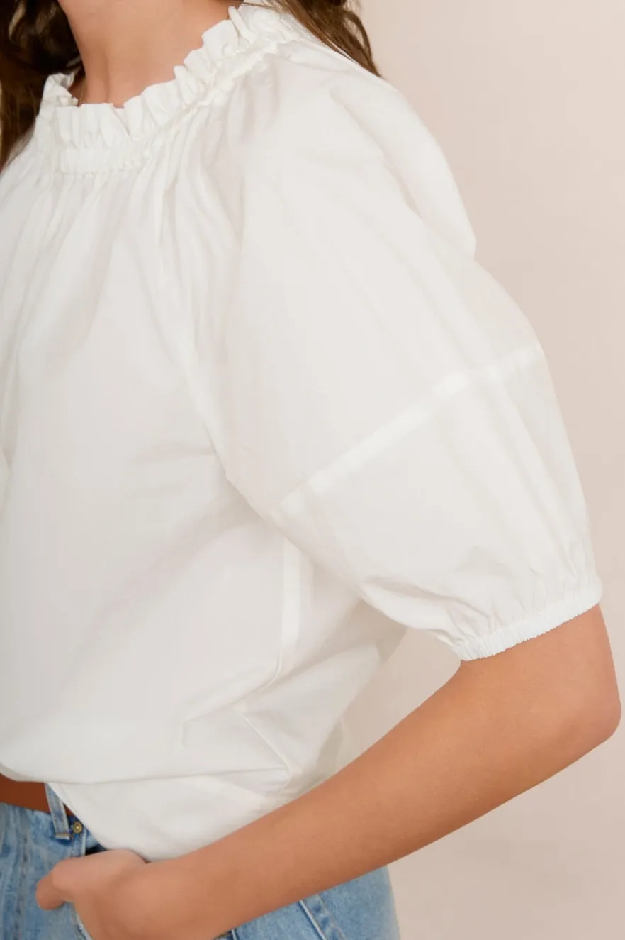 WYSE London Holiday-Mauve Top - Ivory
