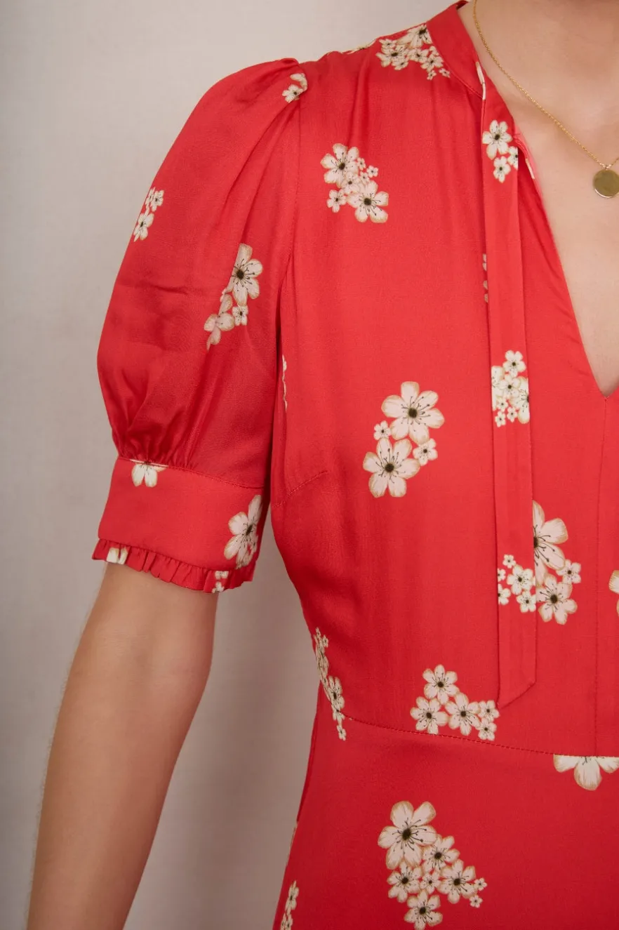 WYSE London Dresses & Jumpsuits-Paulina Floral Dress - Pink Multi