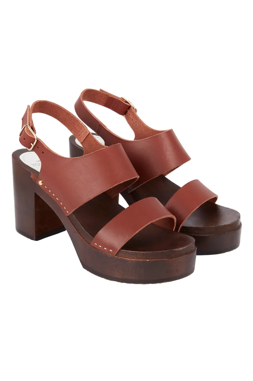 WYSE London Occasionwear-Wyse X You You Yaark Clogs - Havana