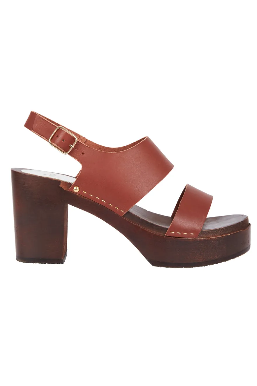 WYSE London Occasionwear-Wyse X You You Yaark Clogs - Havana